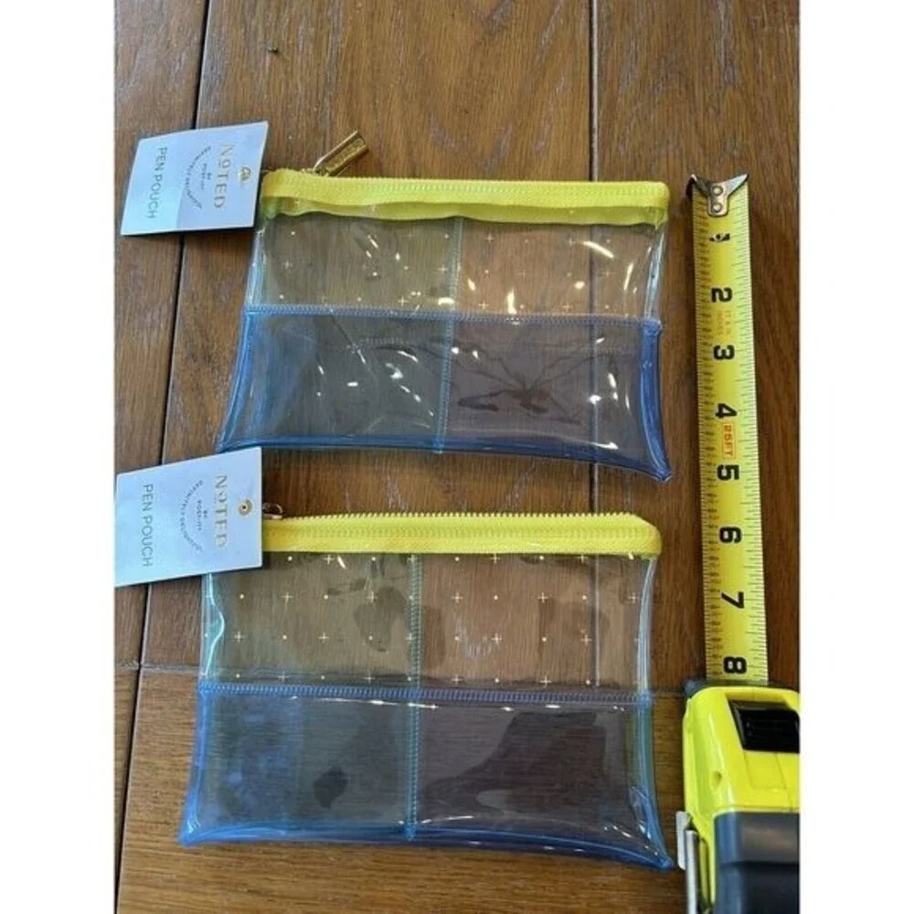 Pencil Case Pouch Noted by Post It Zipper Transparent, HIGH QUALITY PRODUCT